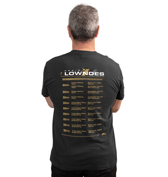 Craig Lowndes Milestones T-Shirt Men's - Black