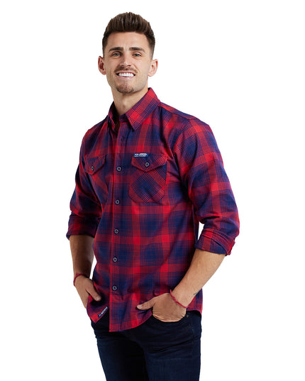 Red Bull Ampol Racing Team Dixxon Men's Flannel Shirt