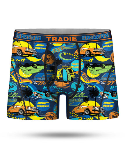 Tradie Mens Bamboo No Chafe Long Leg Trunk